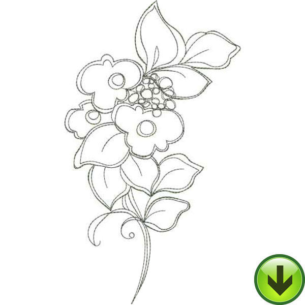 Frilly Flowers 2 Embroidery Machine Design Collection