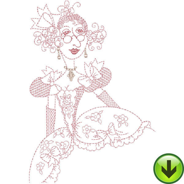 Madame LaDoux Embroidery Design | DOWNLOAD