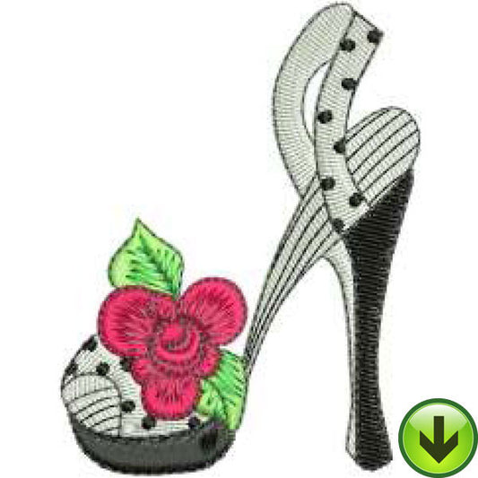 Sew Shoe 1 Embroidery Design | DOWNLOAD
