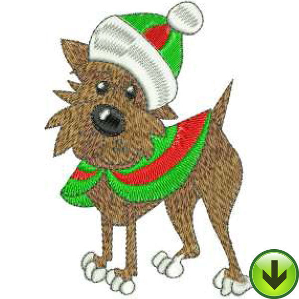 Doggie Holiday Embroidery Machine Design Collection