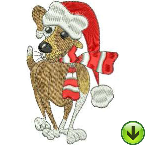 Doggie Holiday Embroidery Machine Design Collection