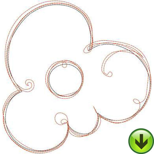 Embroderd Ripple Design Ripple Flower Embroidery Design - Instant Download USA – Loralie Designs