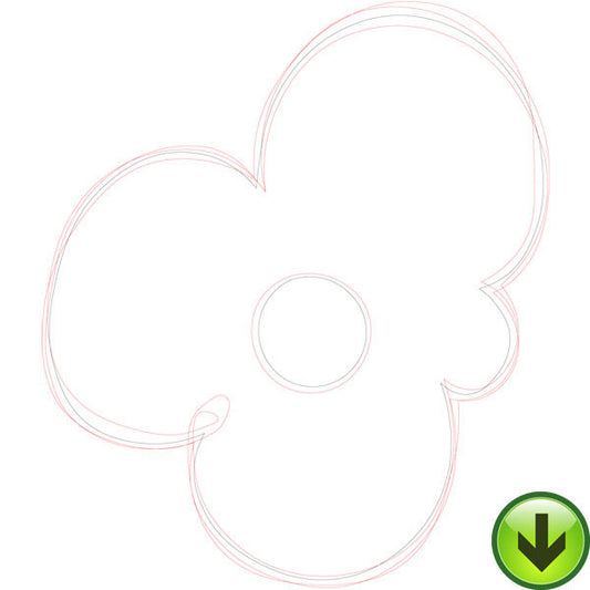 Ripple Flower Embroidery Design | DOWNLOAD