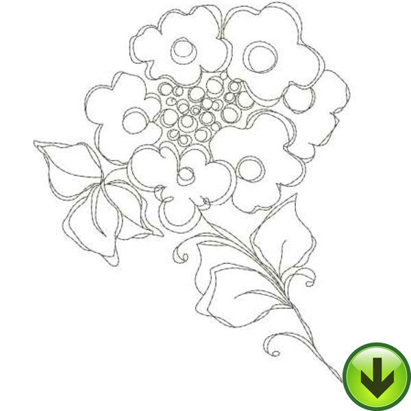 Posie 1 Embroidery Design | DOWNLOAD