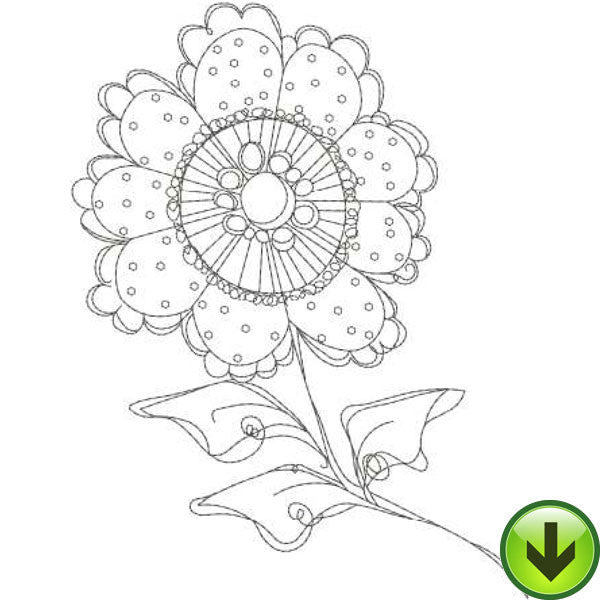 Posie 6 Embroidery Design | DOWNLOAD