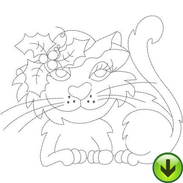 Holly Embroidery Design | DOWNLOAD