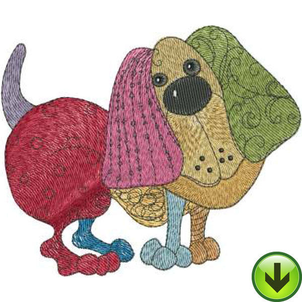 Dog Happy! Embroidery Machine Design Collection