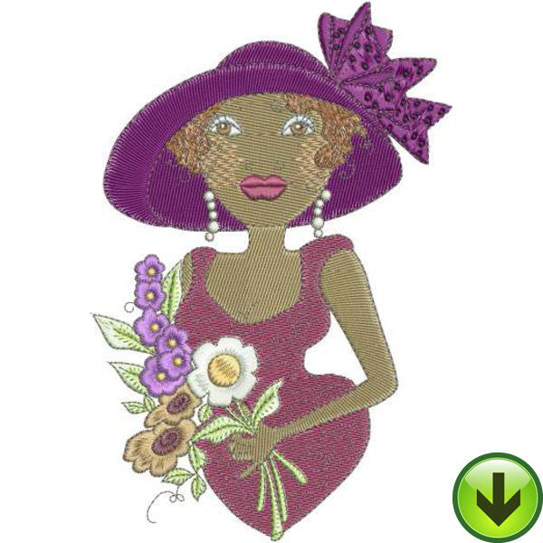 Ruby Tea Embroidery Design | DOWNLOAD