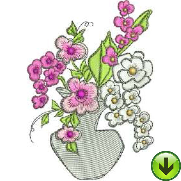 Pulpit Posies Machine Embroidery Design | Download