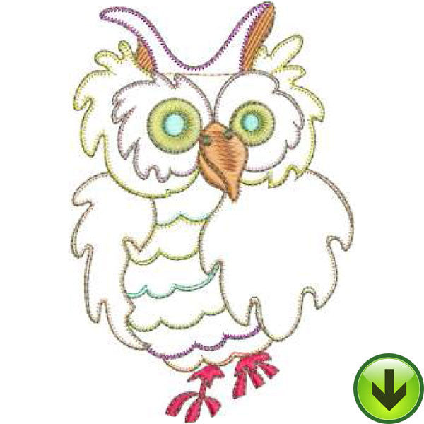 Owlie Machine Embroidery Design | Download