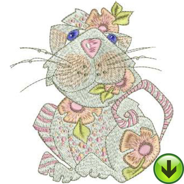 Calico Cats 1 Embroidery Machine Design Collection