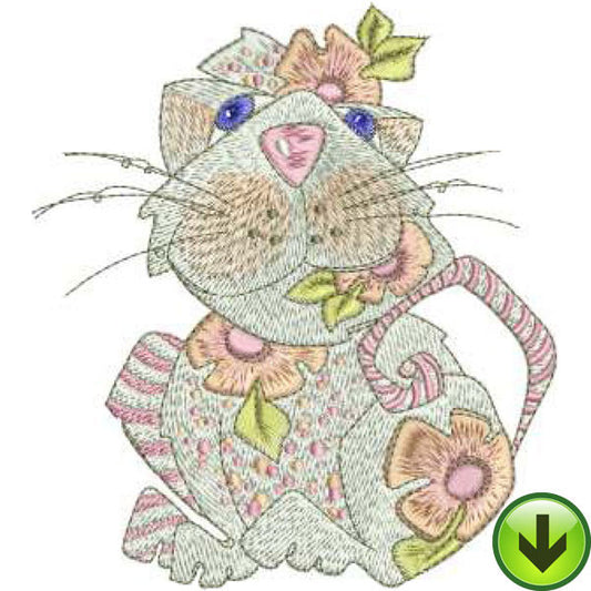 Girlie Machine Embroidery Design | Download