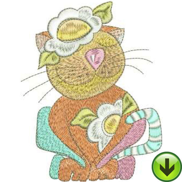 Calico Cats 1 Embroidery Machine Design Collection