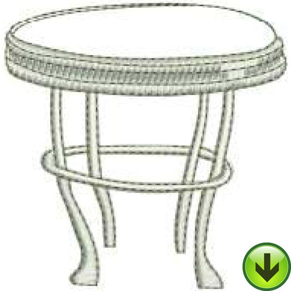 Table Machine Embroidery Design | Download