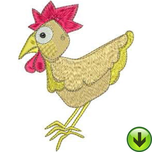 Chick Little Machine Embroidery Design | Download