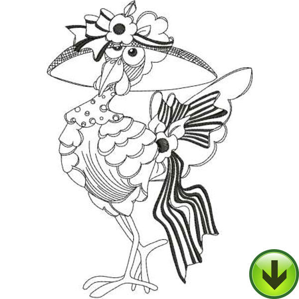 Chicken Chique 2 Embroidery Machine Design Collection