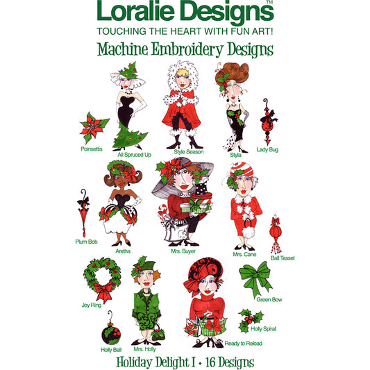 Holiday Delight 1 Embroidery Machine Design Collection