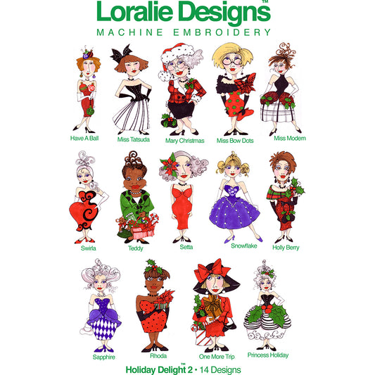 Holiday Delight 2 Embroidery Machine Design Collection