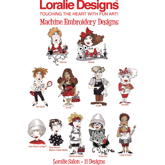 Loralie Salon Embroidery Machine Design Collection