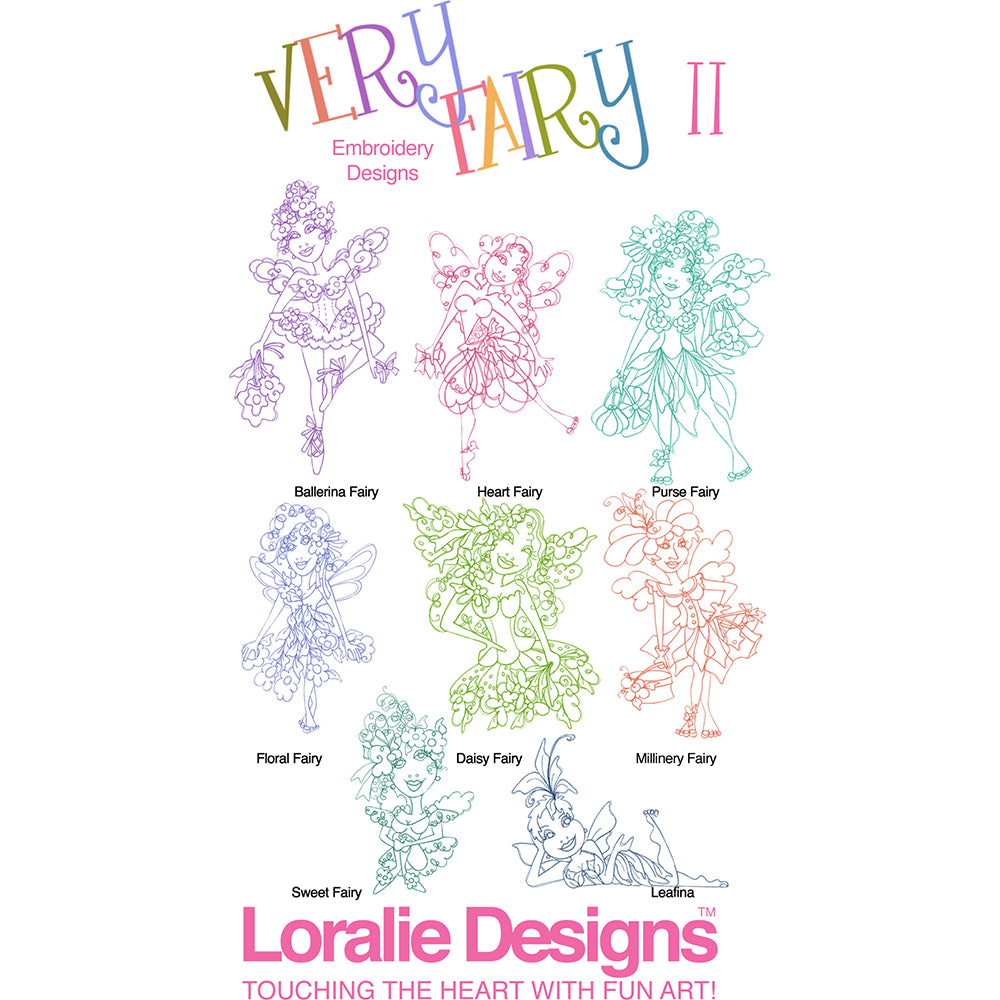 Very Fairy 2 Embroidery Machine Design Collection