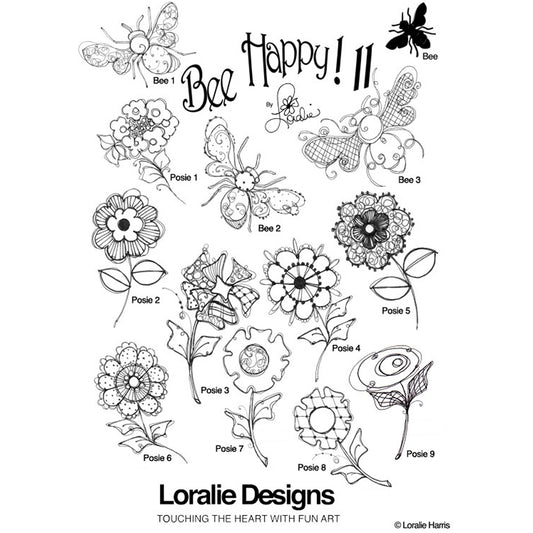 Bee Happy! 2 Embroidery Machine Design Collection
