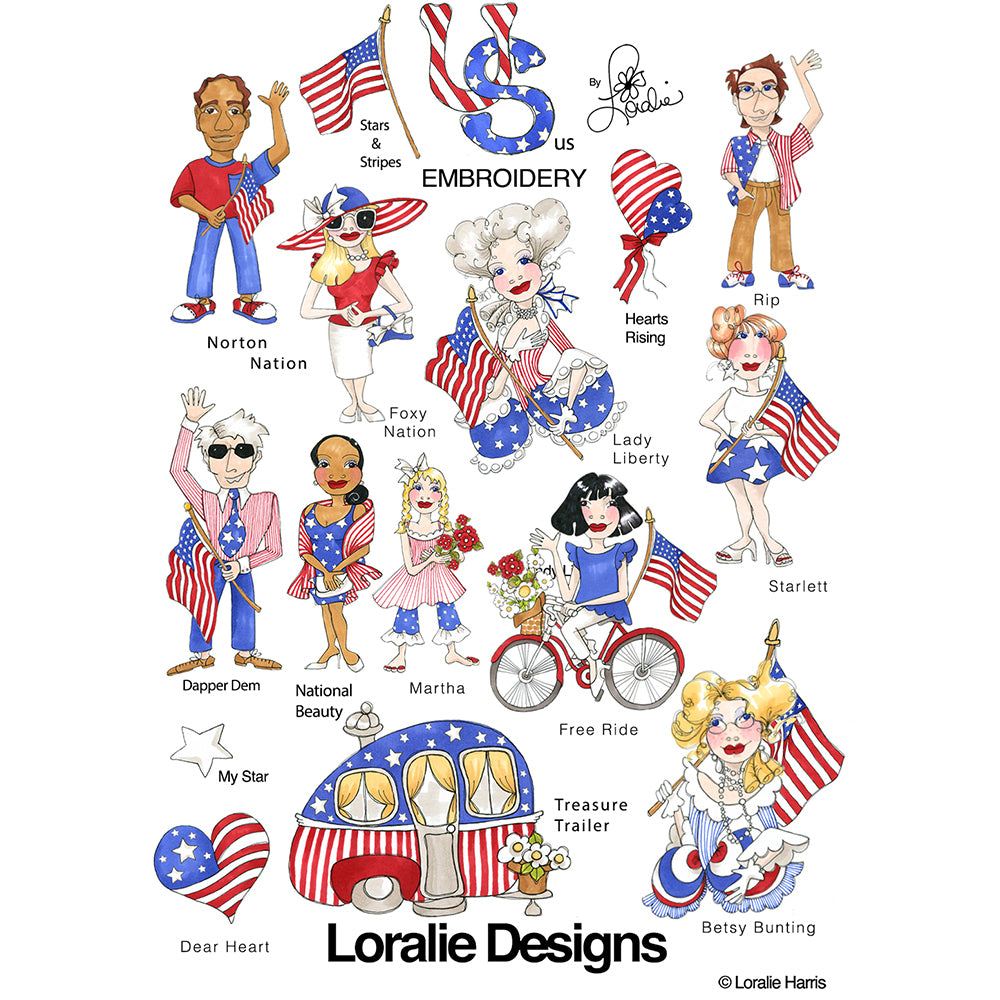 US Embroidery Machine Design Collection