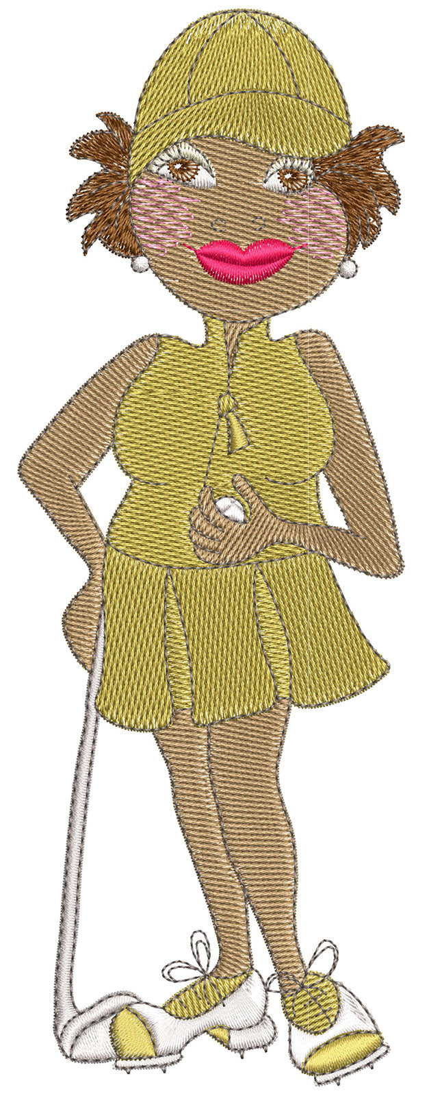 Golf Happy! 1 Embroidery Machine Design Collection