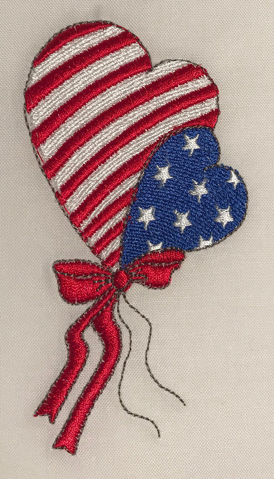 Hearts Rising Embroidery Machine Design | Download