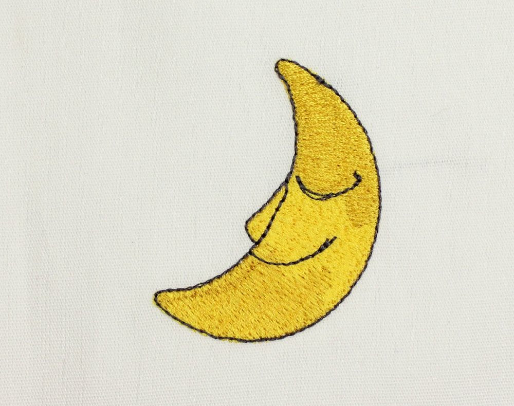 Moon Embroidery Machine Design | Download