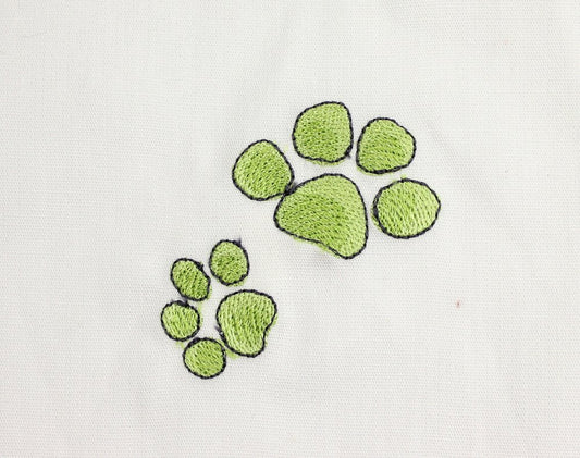 Two Paw Embroidery Machine Design | Download