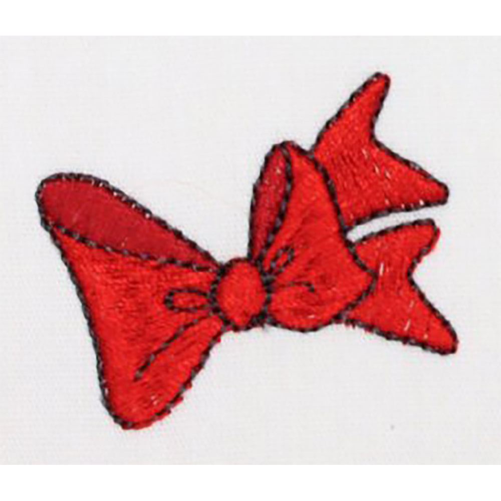 Happy Bow Embroidery Machine Design | Download