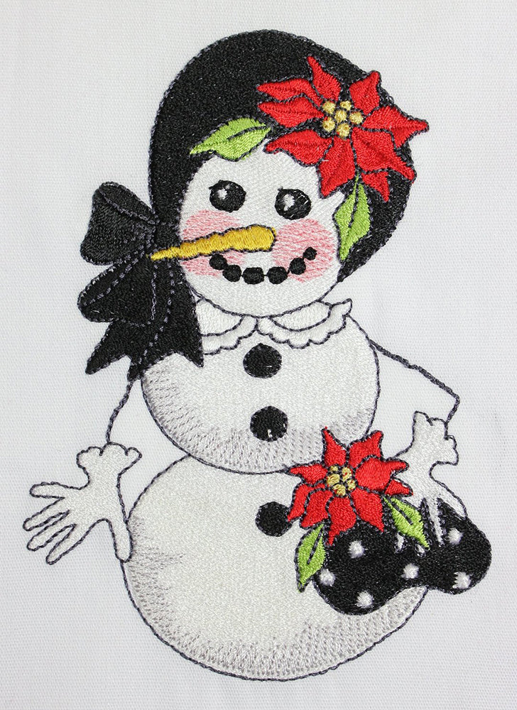 Snow Sweetie Embroidery Machine Design | Download